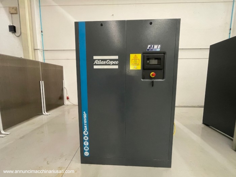 ضاغط لولبي مستعمل ATLAS COPCO GA 110VSD