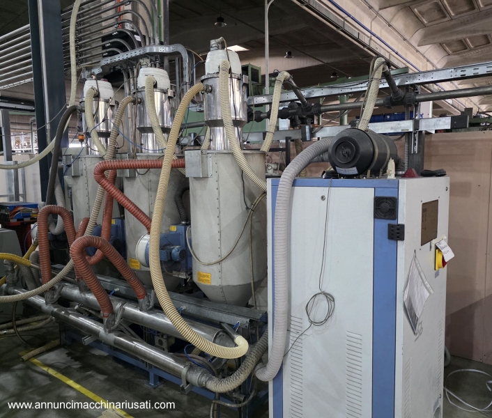 Centralized power and dehumidification system plastic granules 