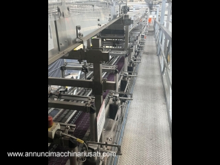 LC554 Impianto usato di fine linea per bottiglie in PET 37800 bph 