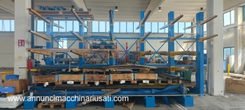 Bifronte cantilever 5 étagères 6 montants 6.5x3.5