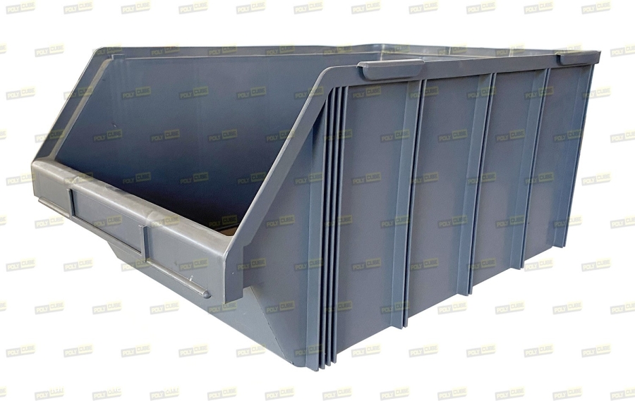 Used plastic hopper boxes