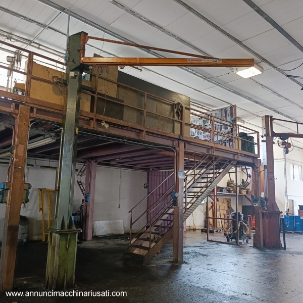 Schwenkkran 500kg ohne Hebezeug L3300 H4400 mm