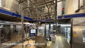 Línea de embotellado Tetra Pak LC575 usada para leche UHT de 7500 bph 