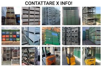 METAL CONTAINERS, MESH BASKETS, IRON CASES AND VEHICLES FOR WAREHOUSE MANAGEMENT