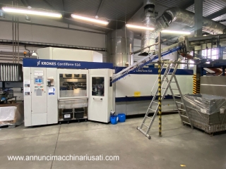LC577 Complete PET bottling line used Krones CSD Sparkling water 16000 bph 1.5 L 