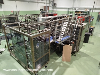 FA56 Fardeleuse Atlanta d&#39;occasion avec plateau à 90 degrés 1500 paquets/heure 