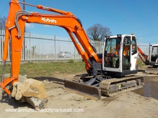 2013 Kubota KX080-3A midi escavatore