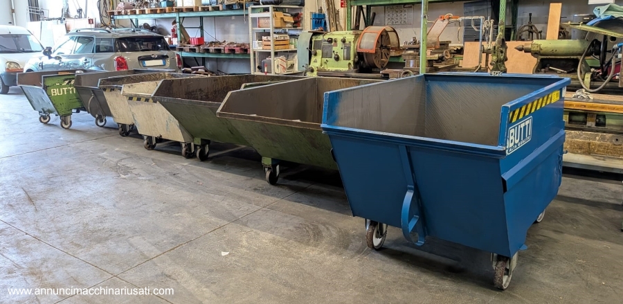 Contenitori con benna ribaltabile porta sfrido BUTTI / FAMI