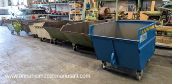 Contenitori con benna ribaltabile porta sfrido BUTTI / FAMI