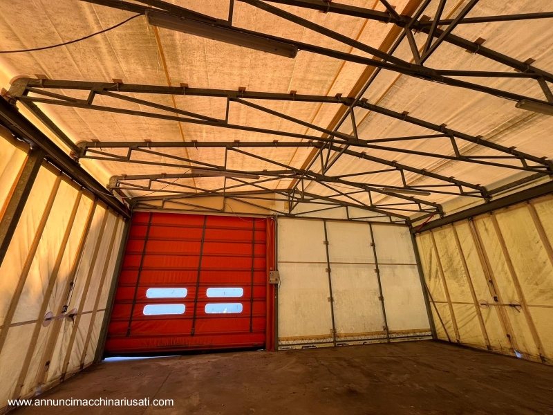 CAPANNONE TELONATO USATO 11X8 H 5.5MT