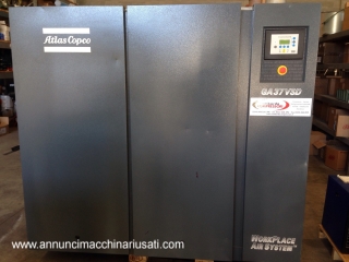 Compressore a vite con Inverter usato Atlas Copco GA 37 VSD KW