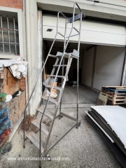 Scala a Castello  Palchetto Acciaio Inox H 200