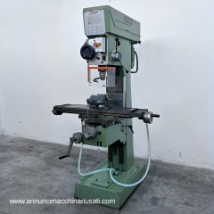  Taladro/fresadora Famup TCS PU DA de segunda mano - punta de 40 mm - Fresadora de mesa transversal inclinable - descenso automático 