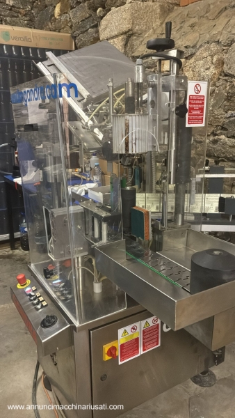 ET228 Etichettatrice usata OMB con capsulatore – 1200 bph 