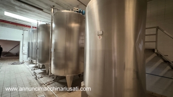 SAL11 Sala sciroppi usata con pastorizzatore Alfa Laval 