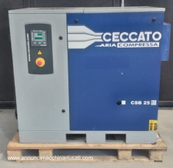 ضاغط لولبي CECCATO CSB 25 – 18 كيلو واط / 25 حصان – 10 بار – 2600 لتر/دقيقة