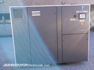 Compresor de tornillo ATLAS COPCO GA 75 VSD FF – 75 kW / 100 CV – Hasta 13 bar – 12.720 l/min