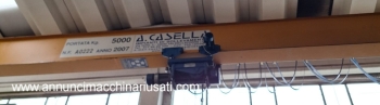 Caselle 5 ton double-girder overhead crane