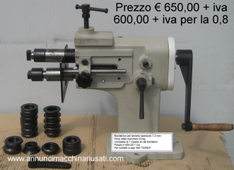 أشرطة الحواف اليدوية للصفائح المعدنية IK 1.2 وIK 0.8