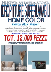 grande vendita stock : IDROPITTURE SUPERLAVABILI, HOME COLORE , marca MAX MEYER