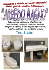 GRANDE VENDITA FALLIMENTARE ' ARREDO BAGNO ''