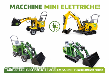 Caricatore Elettrico E Escavatore Elettrico NUOVI 2026 | Direttamente dal Produttore JSB MINI