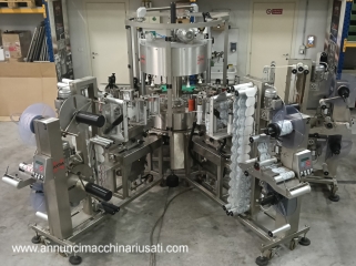 Used ET232 AXTRA Labeler - 8,000 bottles/hour (BPH)