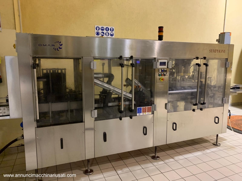 M314 Monoblocco di riempimento 8-1 usato Toscana Enologica - 1200 BPH