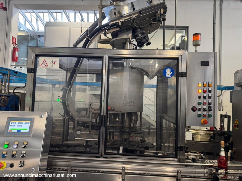 TP119 Tappatore usato Bertolaso per tappi a fungo in plastica