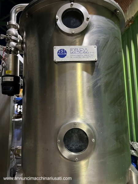 PST28 Pastorizzatore Reda usato - portata 1800 L/h