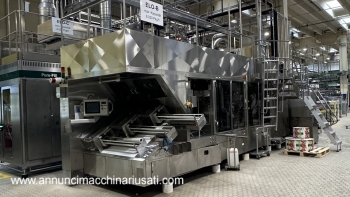 LC603 Linea riempimento asettica usata, 8000 bricks/h 