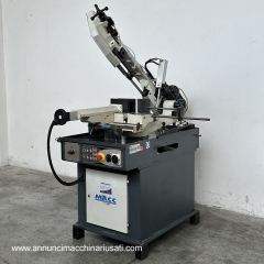  segatrice a nastro usata - macc SPECIAL 300 SI - semiautomatica - 2 velocità - morsa idraulica - 45° sx 60° dx 