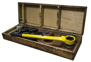  filiera manuale rems eva a leva cricco 6 portapettini da 3/8' a 1-1/2' inclusi 
