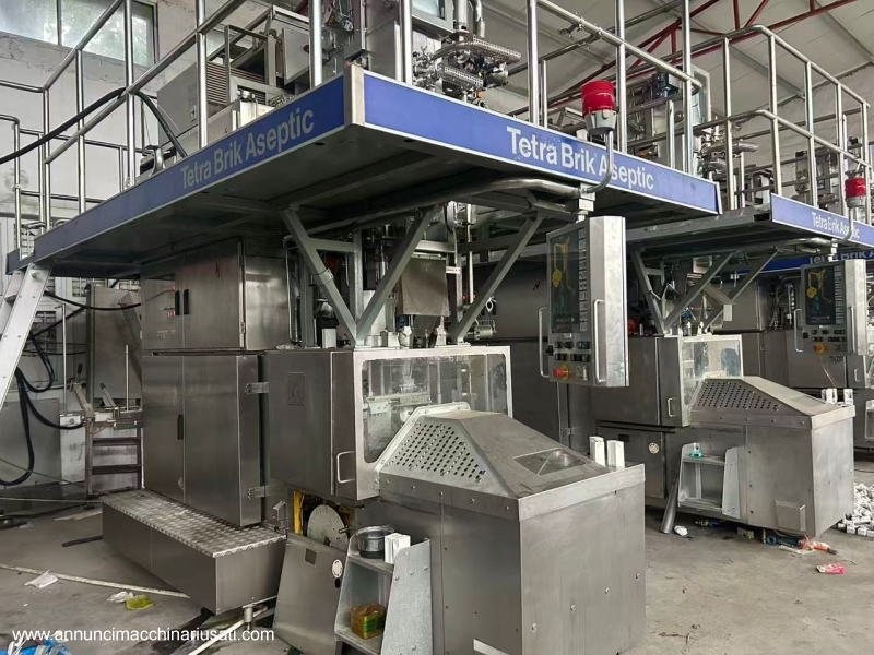 LC612 Linea Tetra Pak usata, completamente revisionata, TBA 19 200 ml slim