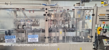 M330 Triblocco usato Raveco 12-12-1, tappo a corona - 2500 bott/ora