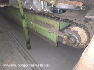 Nastro trasportatore in tela gommata PVC 