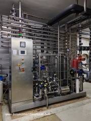 PST31 Complete pasteurization and cooling line on FISCHER skid used