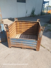 Used sheet metal containers