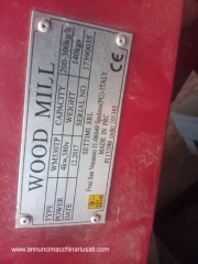 Trituradora de madera con molino de martillos
