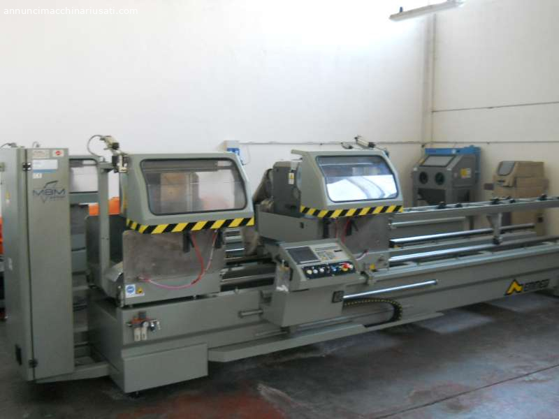 Emmegi Twin electra double head cutting machine for aluminium