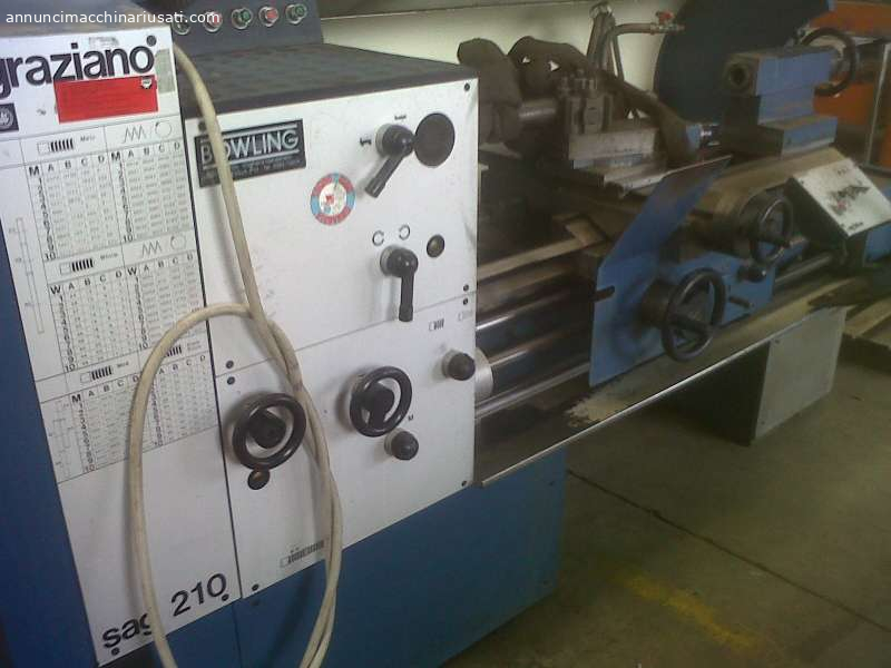 Torno GRAZIANO SAG210 NR