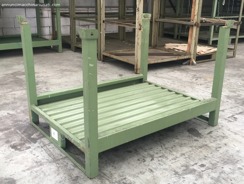 Caisses-palettes en fer d&#39;occasion, autoportantes, empilables