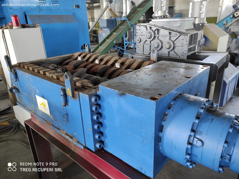 USED ​​DOUBLE SHAFT SHREDDER