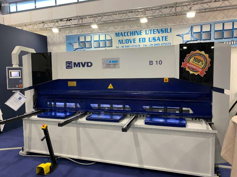 MVD 3100 X 10 mm shears complete with pneumatic support