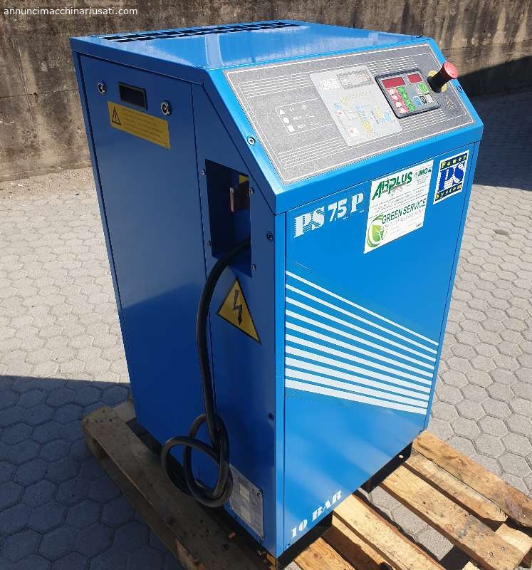Used POWERSYSTEM PS7.5 7.5KW screw compressor