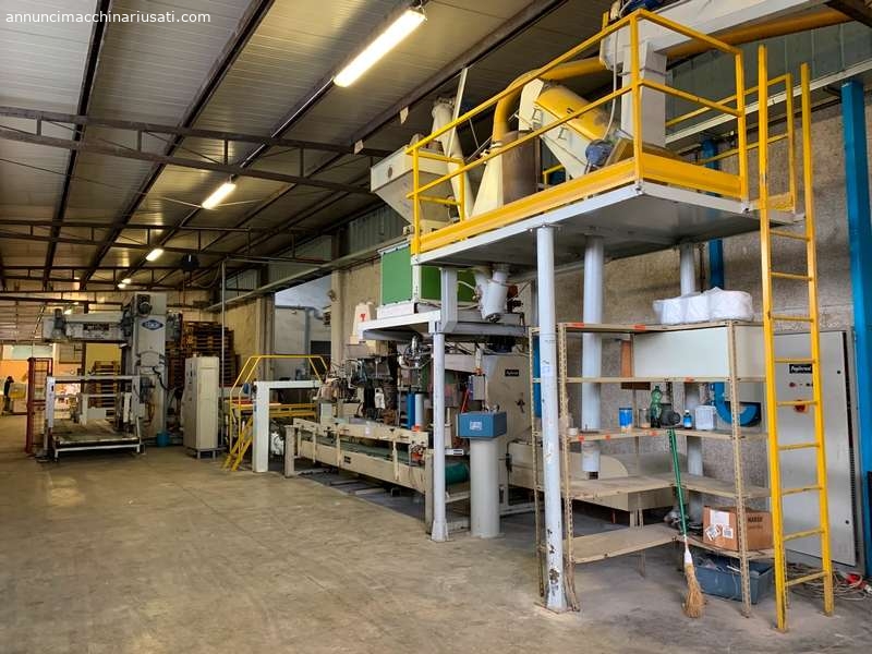 Bag packaging line