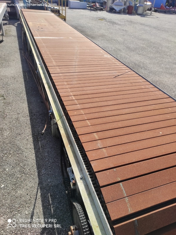 used metal slat conveyor belt