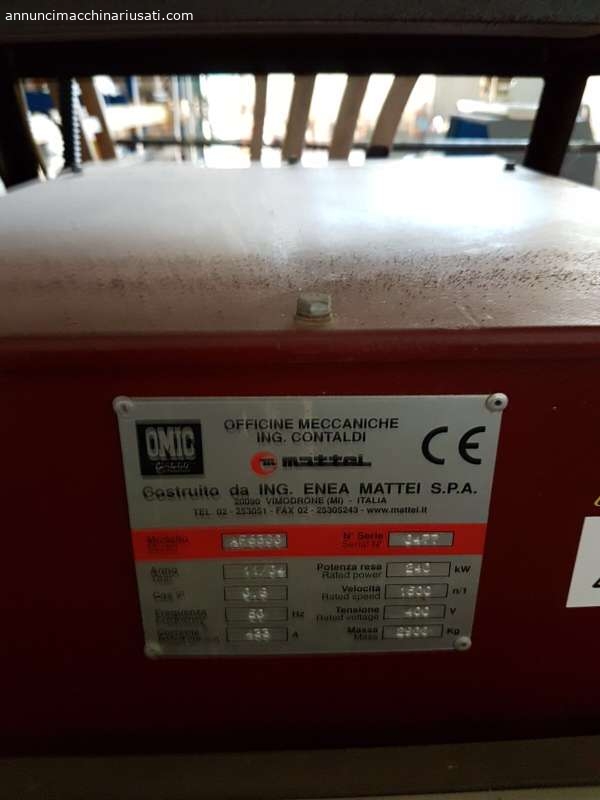 NEW MATTEI/IVECO DIESEL GENERATOR 350 KVA