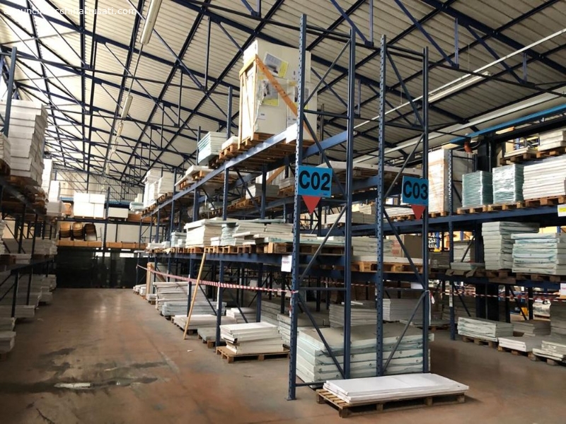 Rayonnage à palettes industriel, hauteur latérale 5