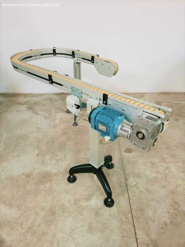 MOTORIZED CURVED SHUTTER CONVEYOR BELT (NAS-260)